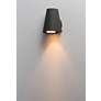 4_Maxim Mini 6 1/4" Architectural Bronze Modern LED Outdoor Wall Light more views