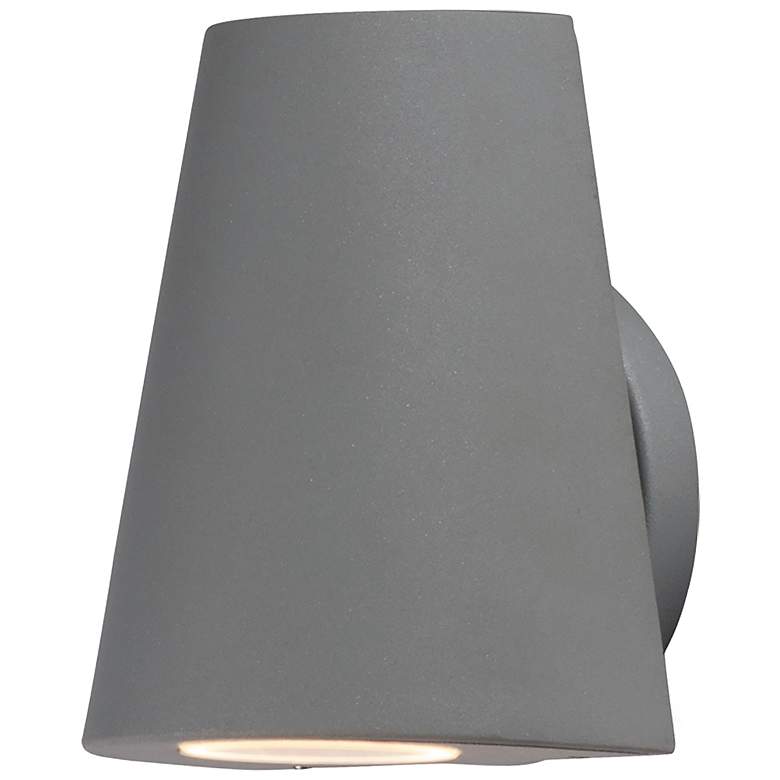 Image 2 Maxim Mini 6 1/4" Silver Finish Modern LED Outdoor Wall Light