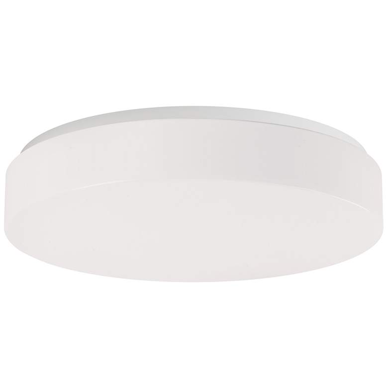 Image 1 Maxim Mint 15" White Led Flush Mount