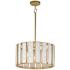 Maxim Miramar 18" Wide Natural Aged Brass 3-Light Pendant