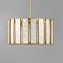 1_Maxim Miramar 18" Wide Natural Aged Brass 3-Light Pendant