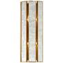 Maxim Miramar 19" High Natural Aged Brass Wall Sconce