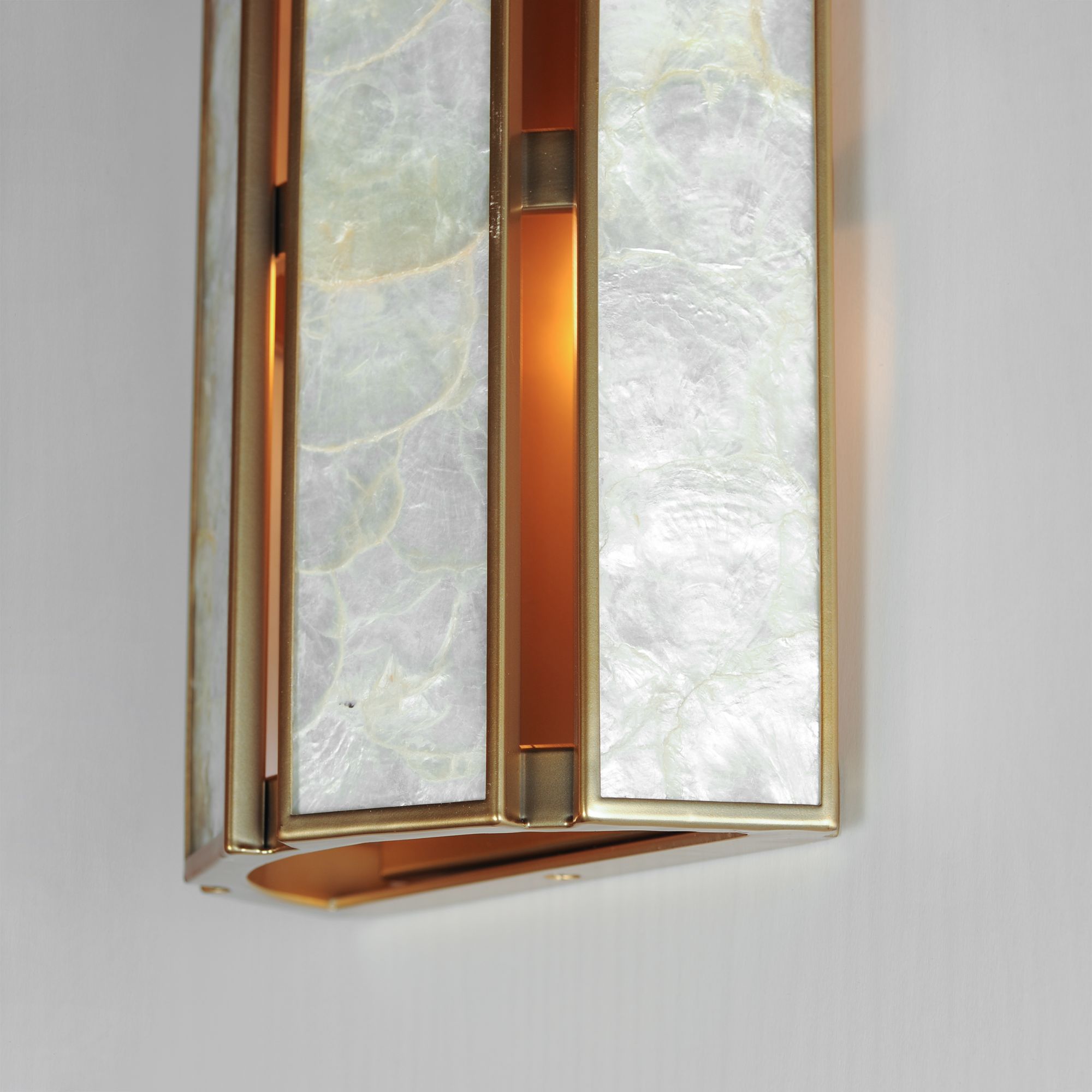 Image 5 Maxim Miramar 19" High Natural Aged Brass Wall Sconce more views