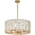 Maxim Miramar 24 1/4"W Natural Aged Brass 4-Light Pendant