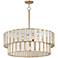 Maxim Miramar 32 3/4"W Natural Aged Brass 2-Tier Chandelier