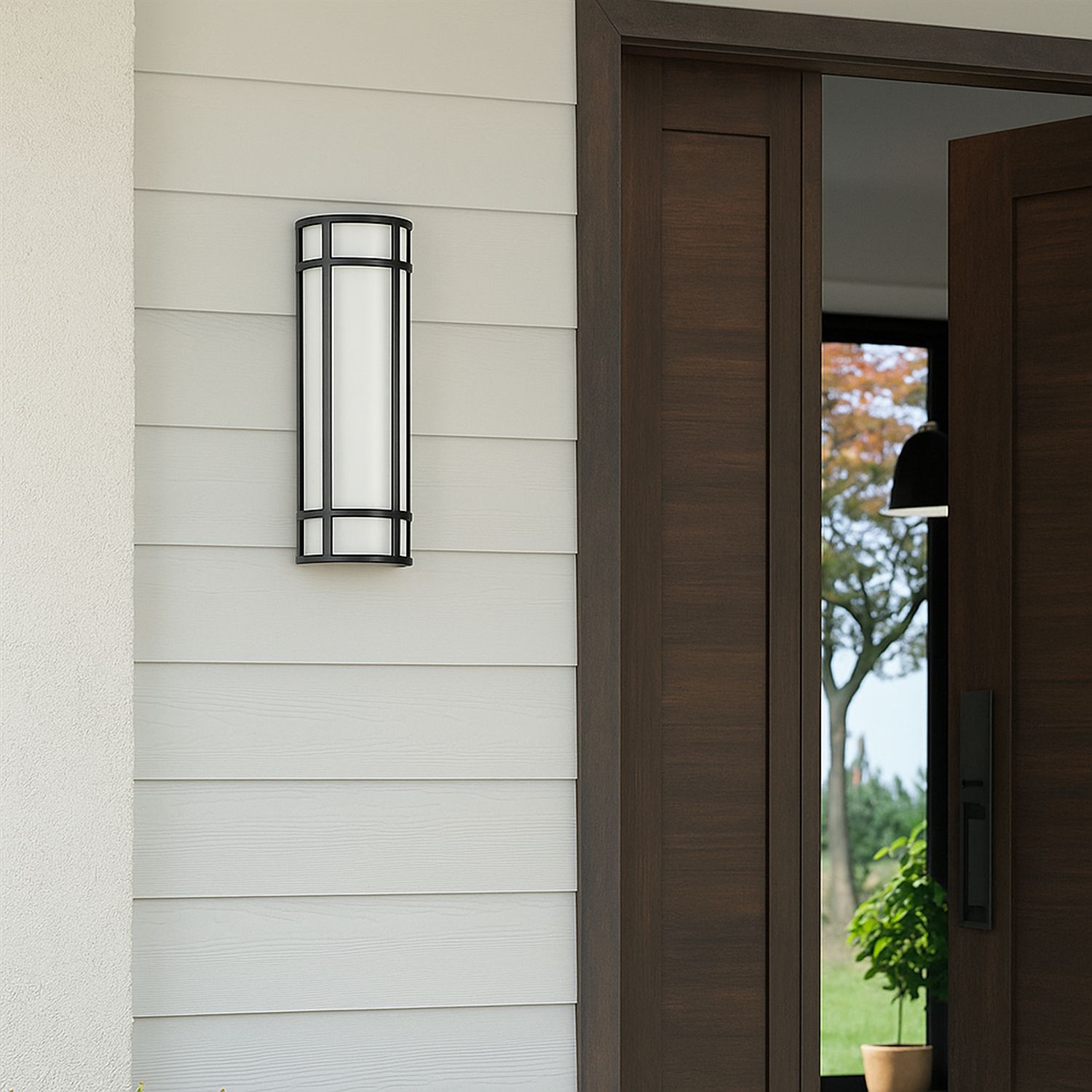Image 4 Maxim Moon Ray 18" High Bronze LED Outdoor Wall Light more views