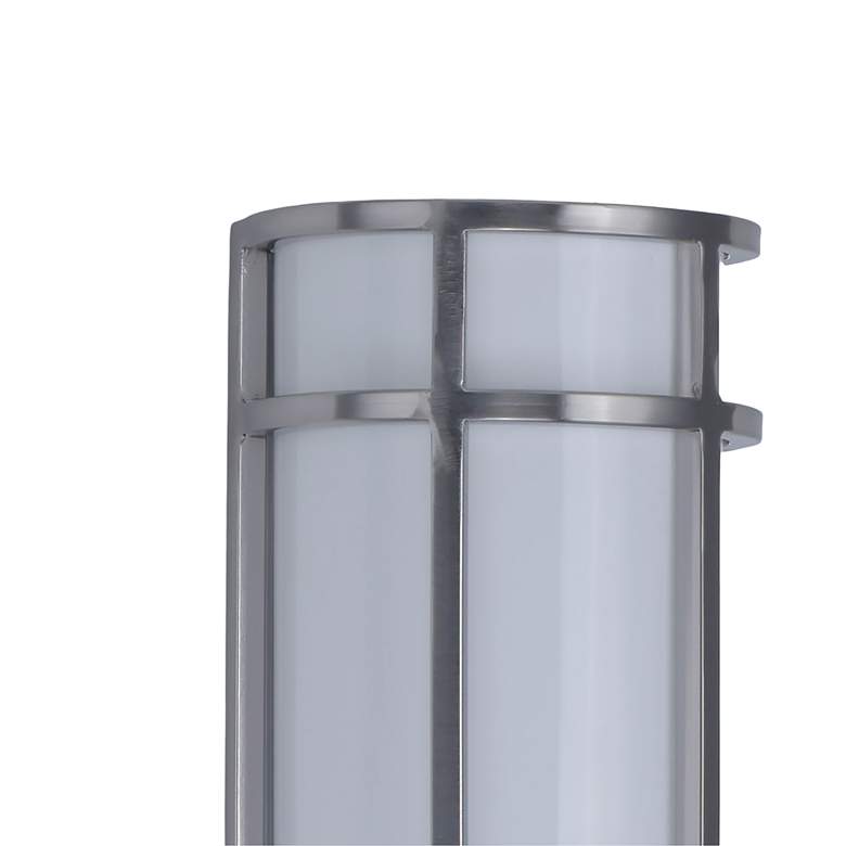 Image 5 Maxim Moon Ray 18" High Satin Nickel LED Outdoor Wall Light more views