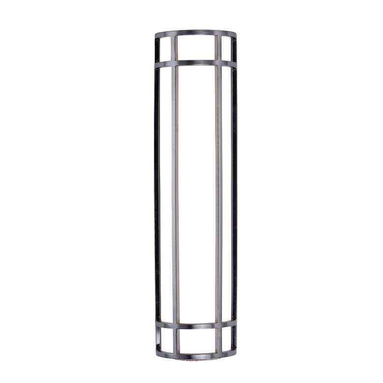Image 3 Maxim Moon Ray 24" High Satin Nickel LED Outdoor Wall Light more views