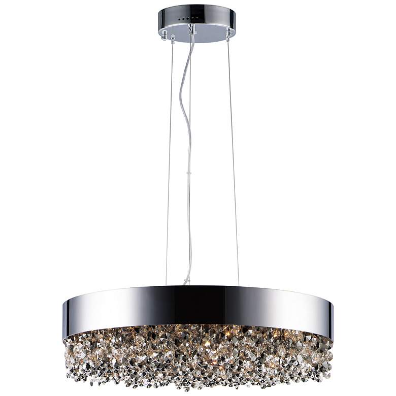 Image 2 Maxim Mystic 24" Wide Polished Chrome LED Pendant Light
