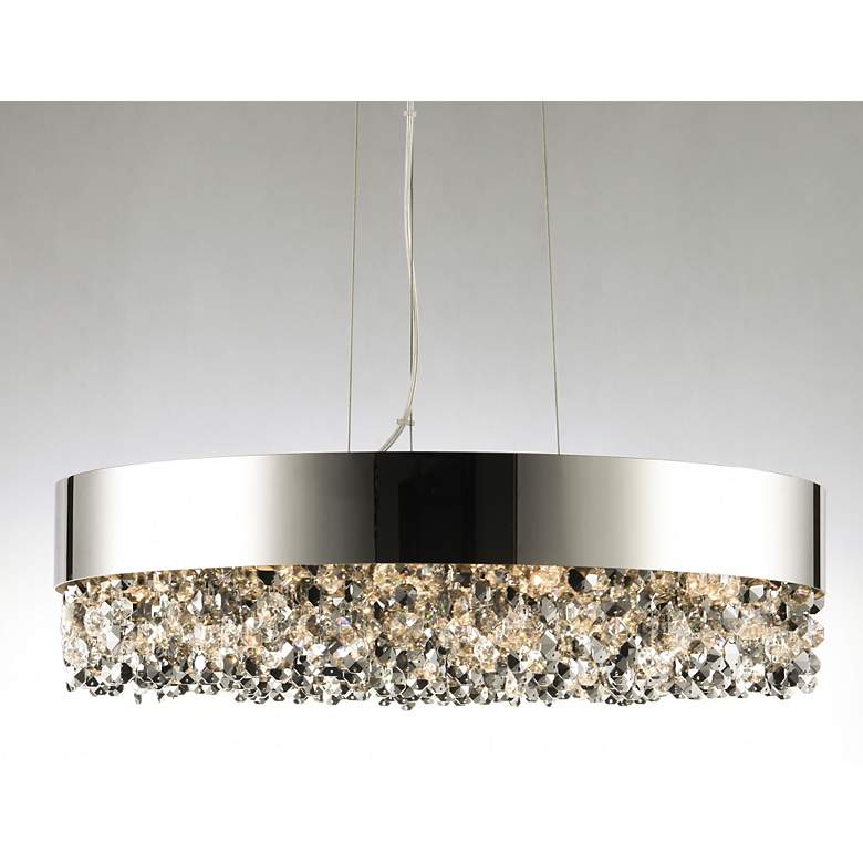 Image 4 Maxim Mystic 24" Wide Polished Chrome LED Pendant Light more views