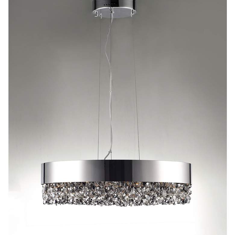 Image 5 Maxim Mystic 24" Wide Polished Chrome LED Pendant Light more views