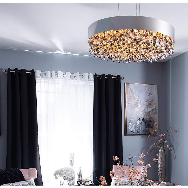 Image 7 Maxim Mystic 24" Wide Polished Chrome LED Pendant Light more views