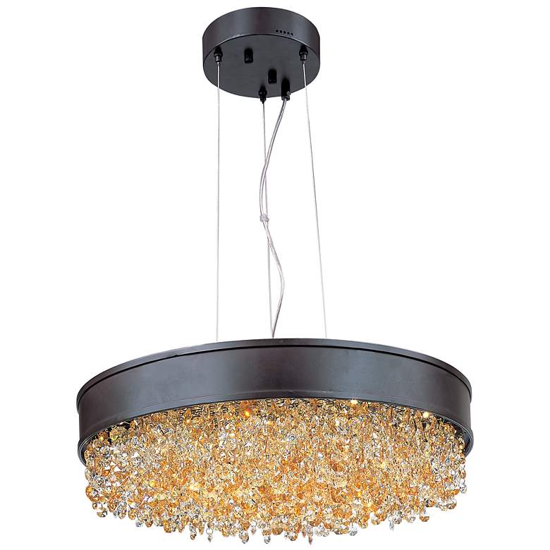 Image 1 Maxim Mystic 30" Wide Bronze LED Pendant Light