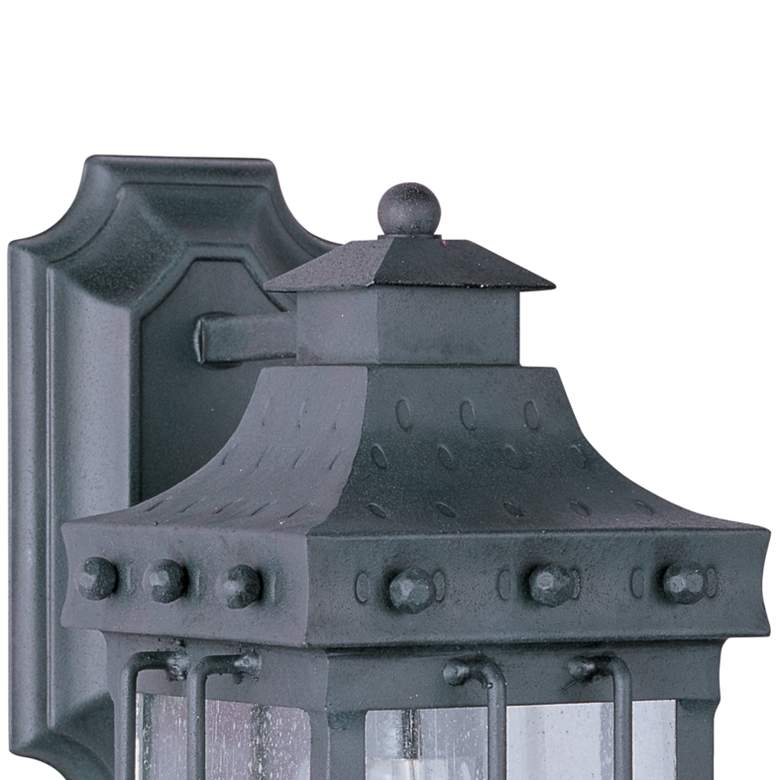 Image 3 Maxim Nantucket 13" High Country Forge Outdoor Wall Light more views