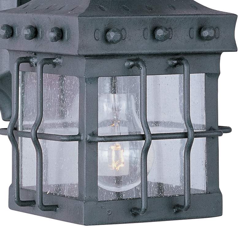 Image 4 Maxim Nantucket 13" High Country Forge Outdoor Wall Light more views