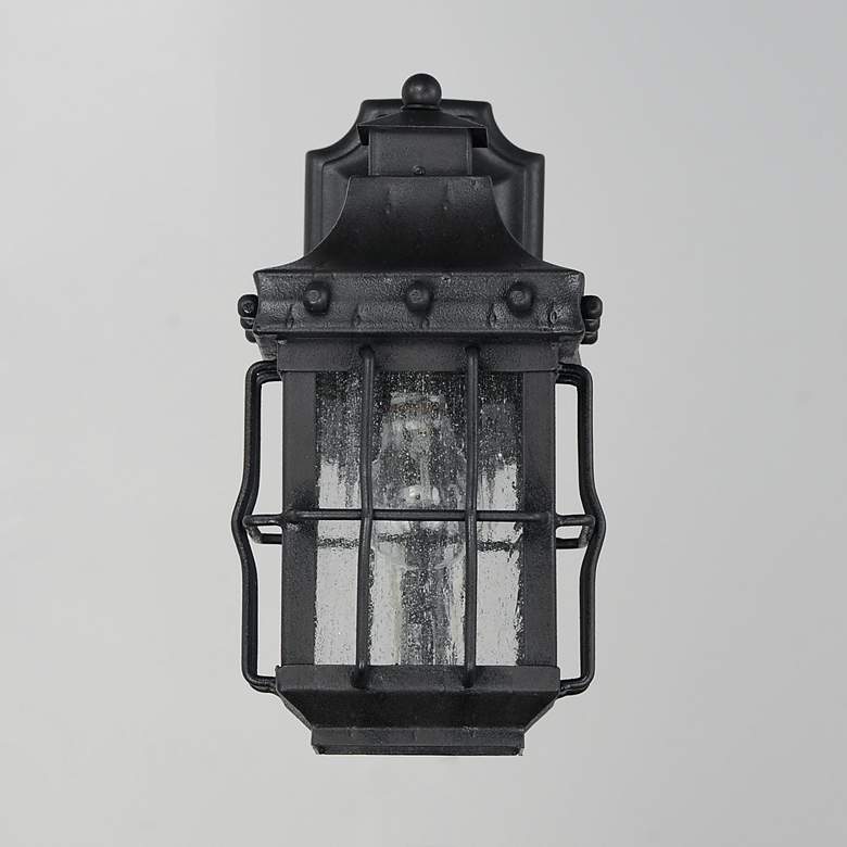 Image 4 Maxim Nantucket 13" High Country Forge Outdoor Wall Light more views
