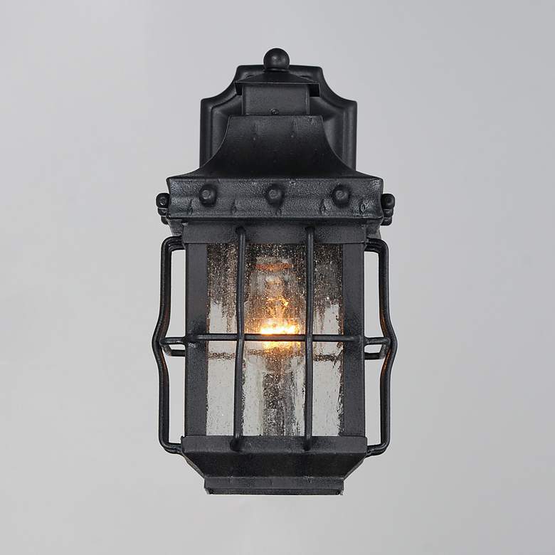 Image 5 Maxim Nantucket 13" High Country Forge Outdoor Wall Light more views