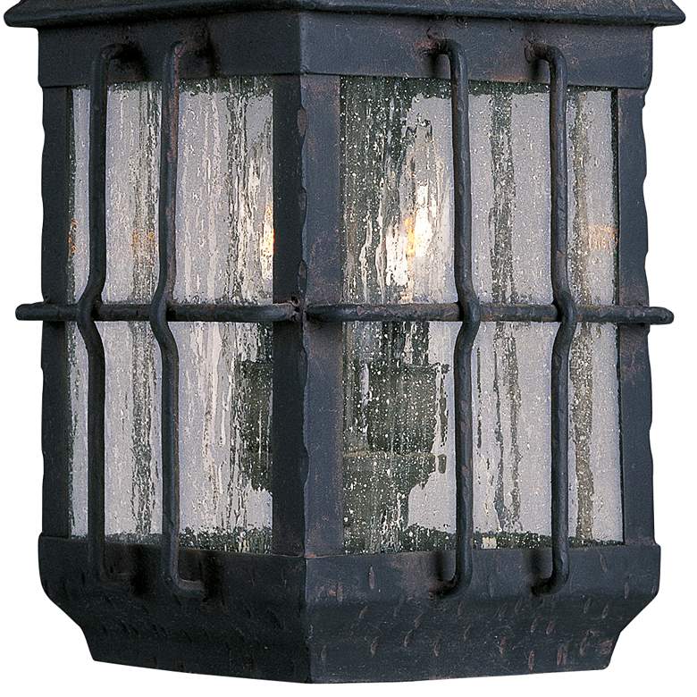 Image 3 Maxim Nantucket 18 1/2 inch High Steel 3-Light Outdoor Hanging Light more views
