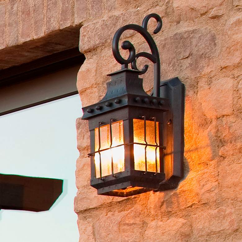 Image 1 Maxim Nantucket 22 1/2" High Steel 3-Light Outdoor Wall Light