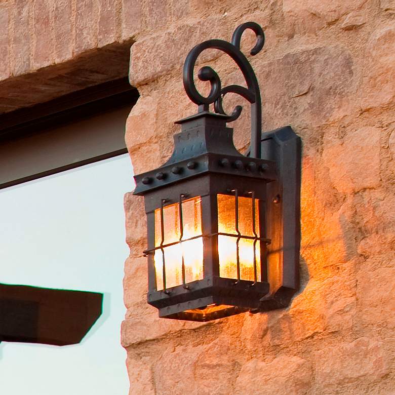 Image 1 Maxim Nantucket 22 1/2 inch High Steel 3-Light Outdoor Wall Light