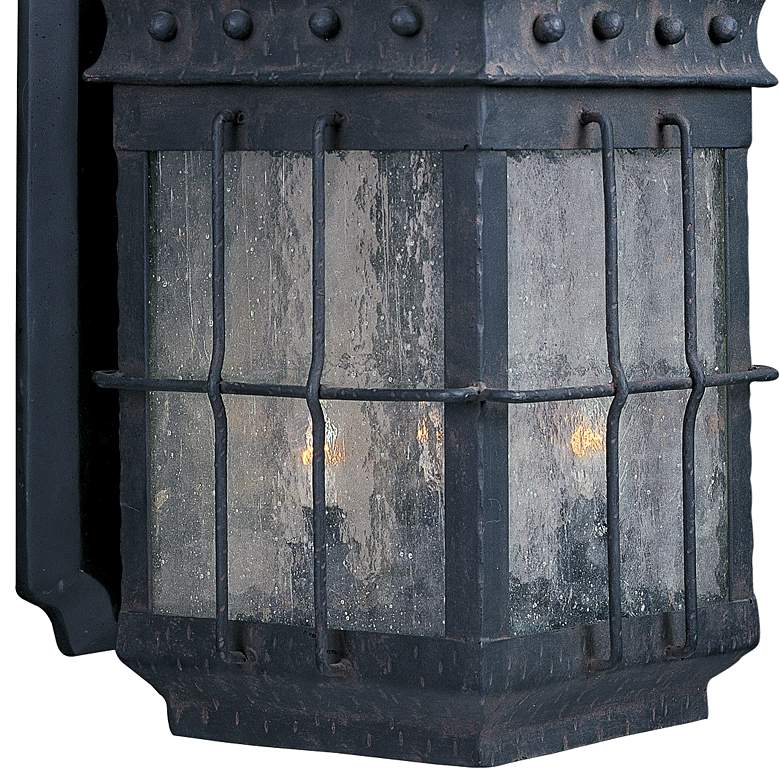 Image 4 Maxim Nantucket 22 1/2 inch High Steel 3-Light Outdoor Wall Light more views