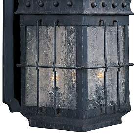 Image4 of Maxim Nantucket 22 1/2" High Steel 3-Light Outdoor Wall Light more views