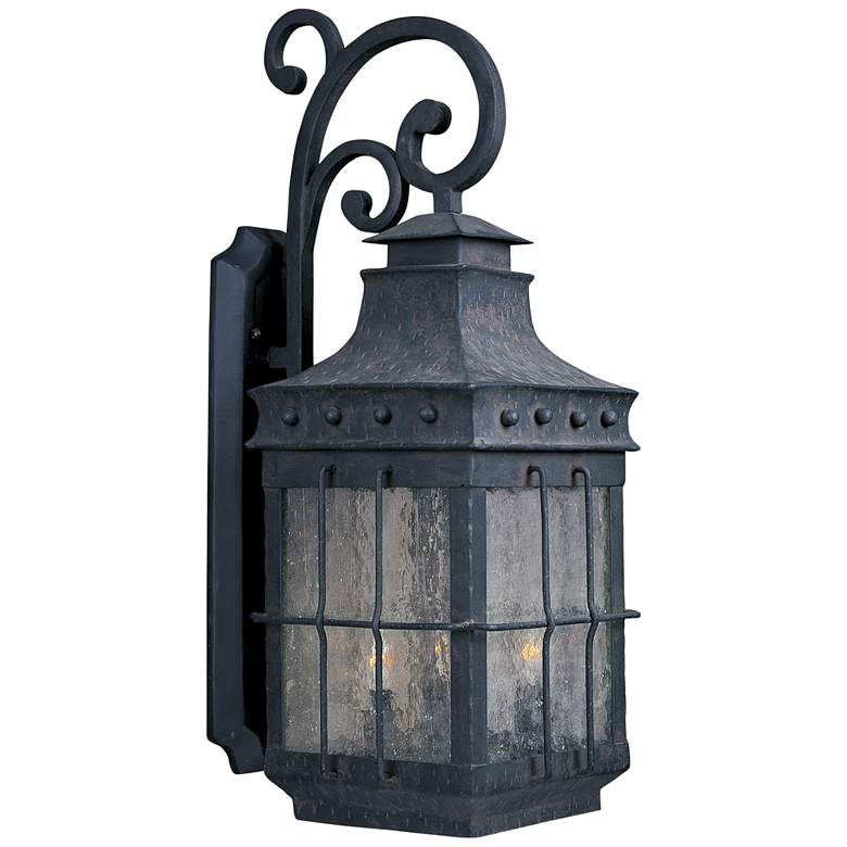 Image 2 Maxim Nantucket 32" High Country Forge Outdoor Wall Light
