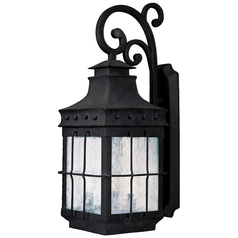 Image 2 Maxim Nantucket 32" High Country Forge Outdoor Wall Light