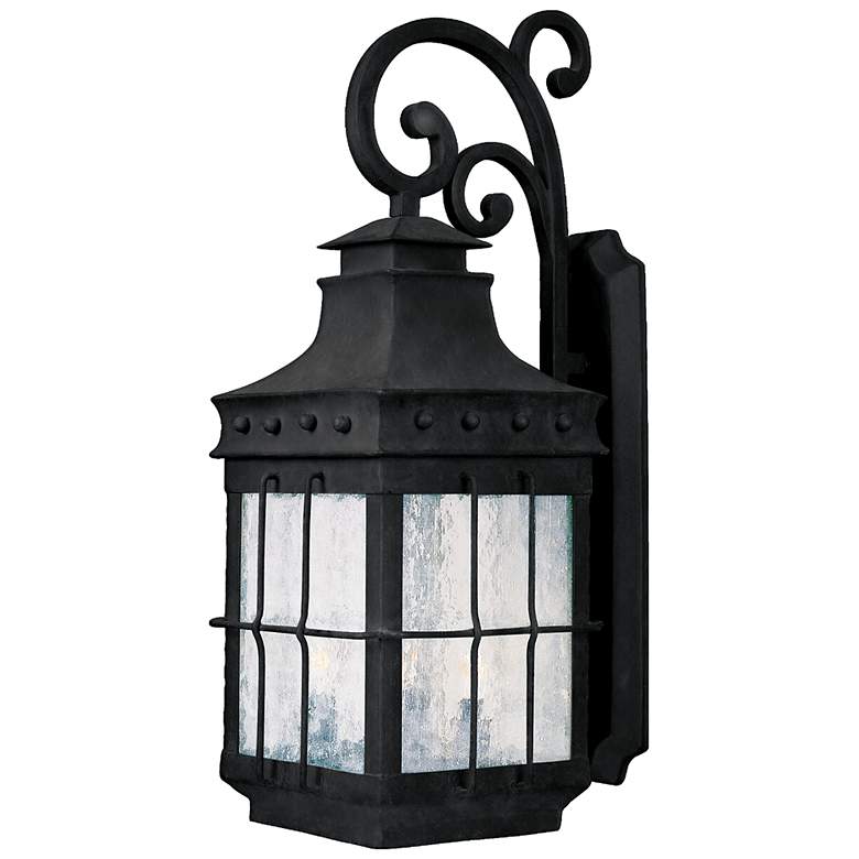 Image 2 Maxim Nantucket 32 inch High Country Forge Outdoor Wall Light