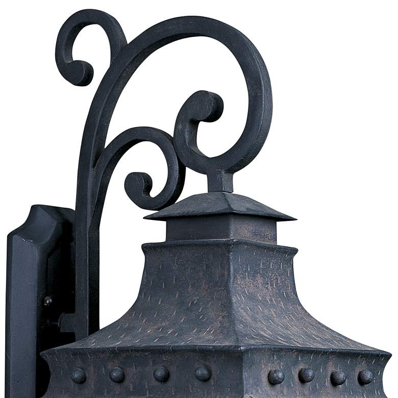 Image 3 Maxim Nantucket 32" High Country Forge Outdoor Wall Light more views