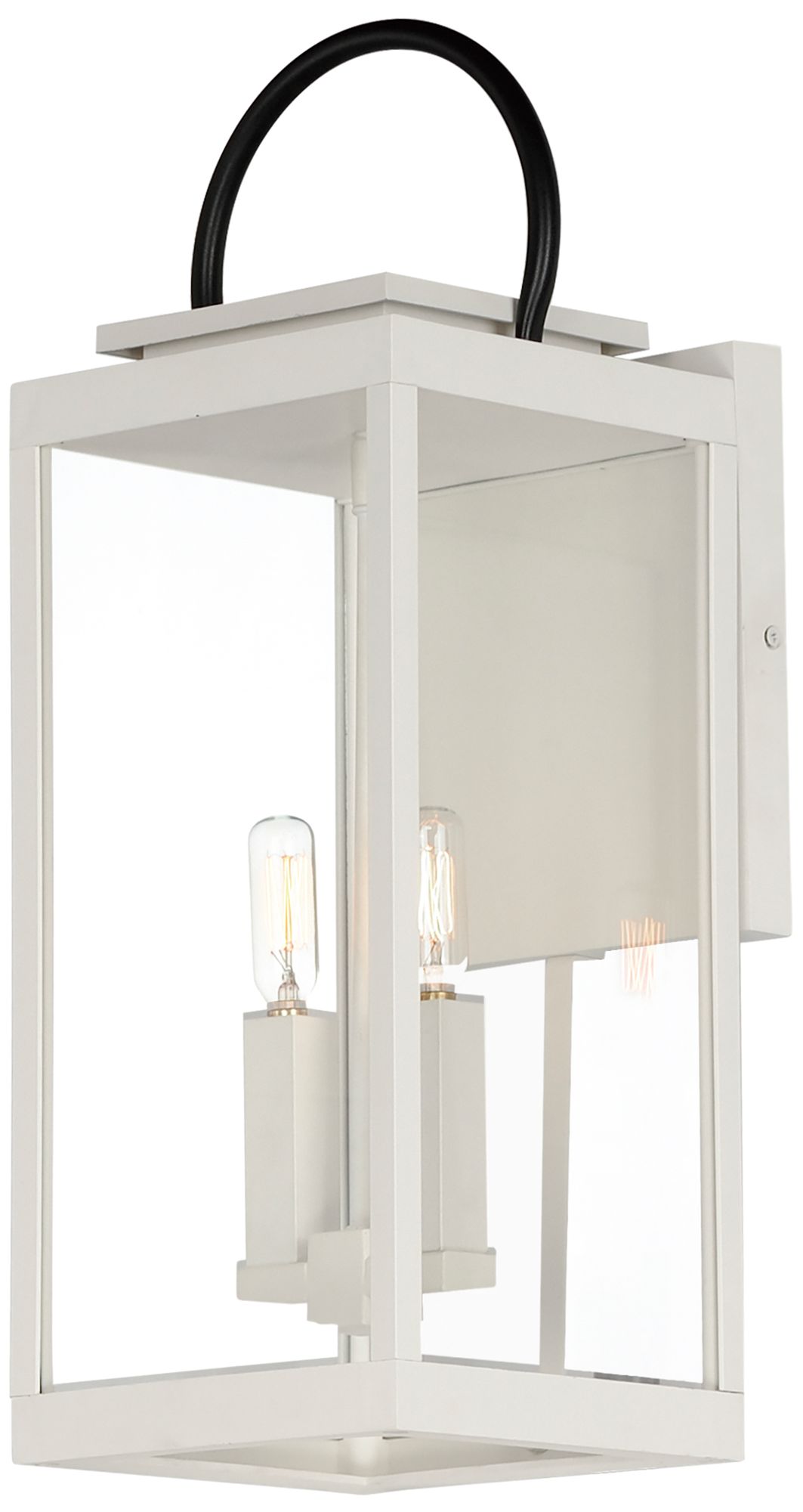 Maxim Nassau 21" High White/Black 1-Light Large Outdoor Wall Lantern