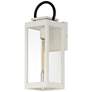 1_Maxim Nassau Vivex 16"H White and Black Outdoor Wall Light