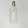 2_Maxim Nassau Vivex 16"H White and Black Outdoor Wall Light more views