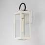 3_Maxim Nassau Vivex 16"H White and Black Outdoor Wall Light more views