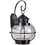 2_Maxim Nautington 22 1/2" High Bronze and Seeded Glass Outdoor Lantern