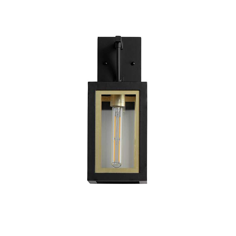 Image 2 Maxim Neoclass 15 3/4"H Black and Gold Outdoor Wall Light more views