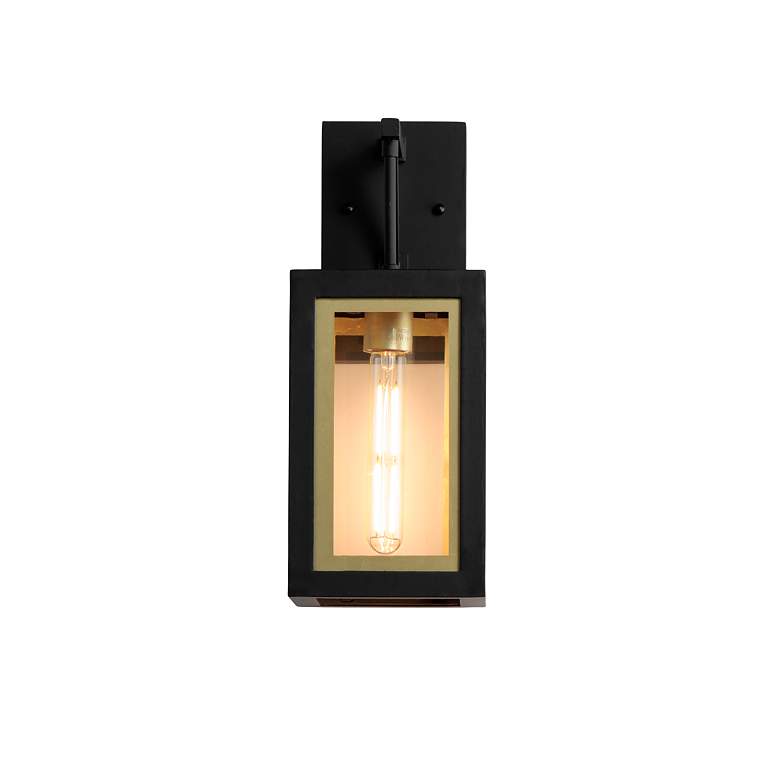 Image 3 Maxim Neoclass 15 3/4"H Black and Gold Outdoor Wall Light more views