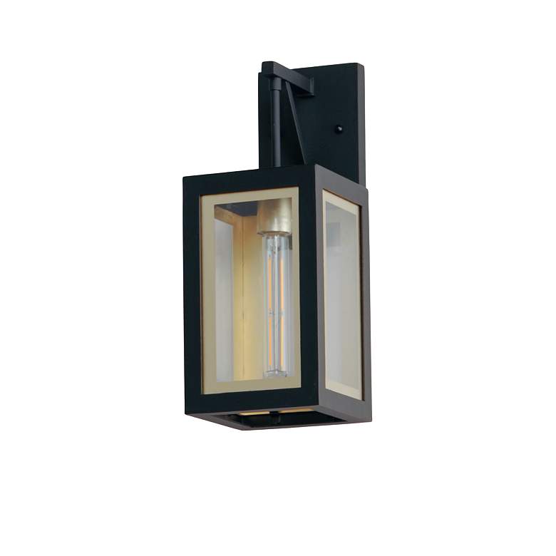 Image 4 Maxim Neoclass 15 3/4"H Black and Gold Outdoor Wall Light more views
