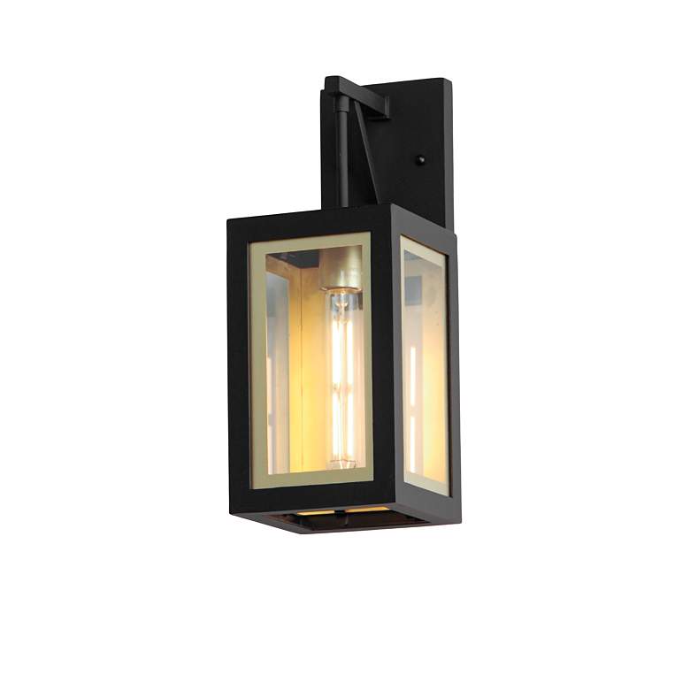 Image 5 Maxim Neoclass 15 3/4"H Black and Gold Outdoor Wall Light more views