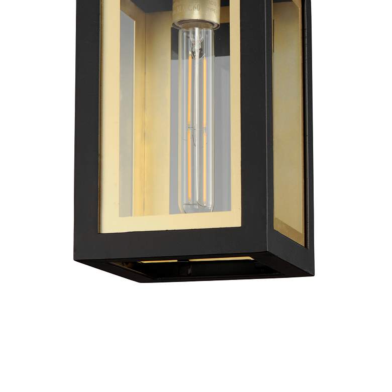 Image 7 Maxim Neoclass 15 3/4"H Black and Gold Outdoor Wall Light more views