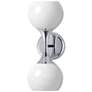 1_Maxim Neve 15 1/2" High Polished Chrome 2-Light Wall Sconce