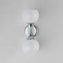 2_Maxim Neve 15 1/2" High Polished Chrome 2-Light Wall Sconce more views