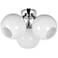 Maxim Neve 18 3/4" Wide Polished Chrome 3-Light Ceiling Light
