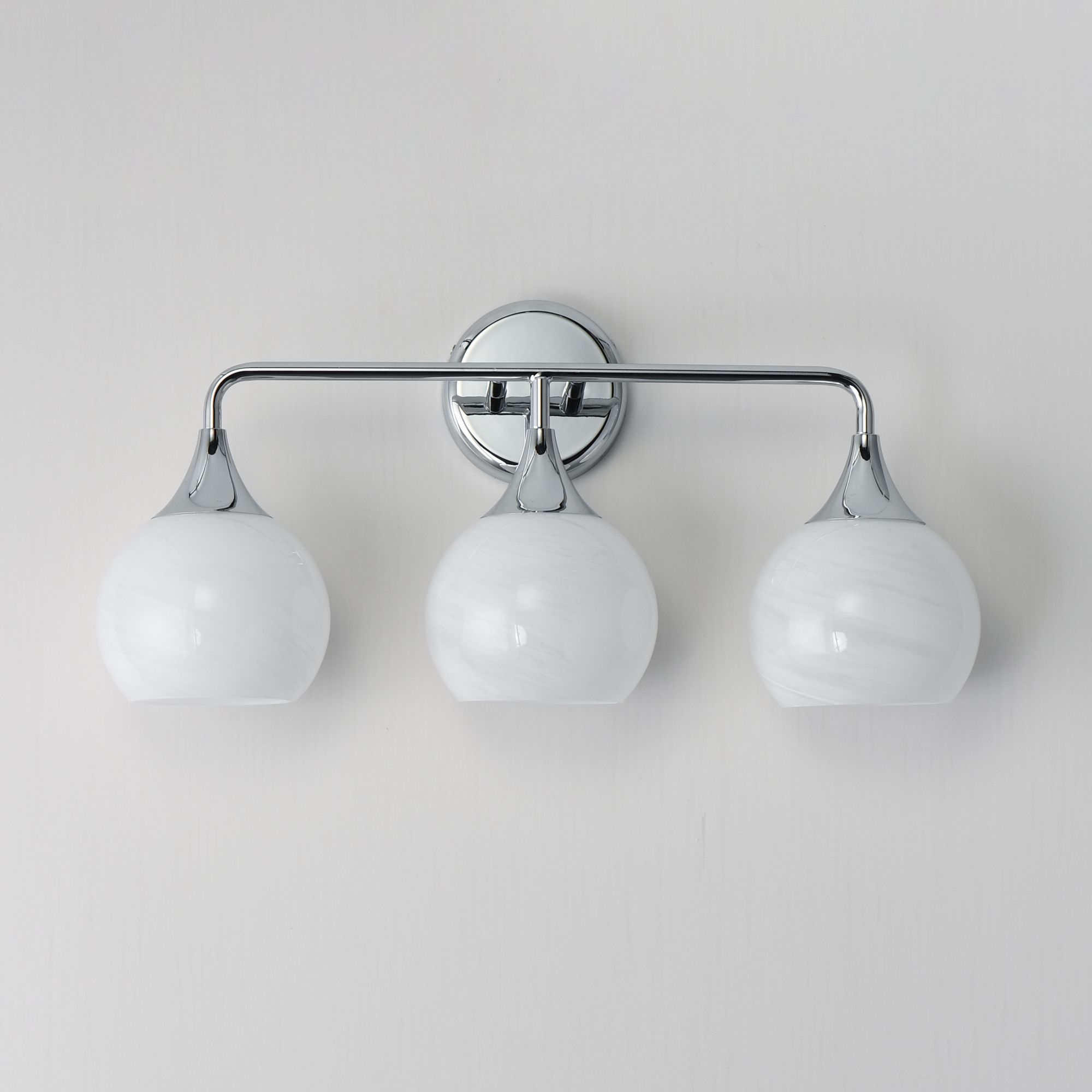 Image 2 Maxim Neve 22 1/2" Wide Polished Chrome 3-Light Bath Vanity more views