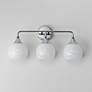 2_Maxim Neve 22 1/2" Wide Polished Chrome 3-Light Bath Vanity more views