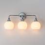 3_Maxim Neve 22 1/2" Wide Polished Chrome 3-Light Bath Vanity more views