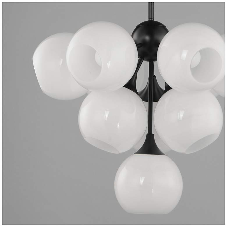 Image 4 Maxim Neve 27 1/2" Wide Marble/Black 10-Light Pendant more views