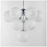 2_Maxim Neve 27 1/2" Wide Marble/Polished Chrome 10-Light Pendant more views