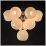 3_Maxim Neve 27 1/2" Wide Marble/Polished Chrome 10-Light Pendant more views