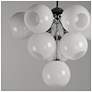 4_Maxim Neve 27 1/2" Wide Marble/Polished Chrome 10-Light Pendant more views